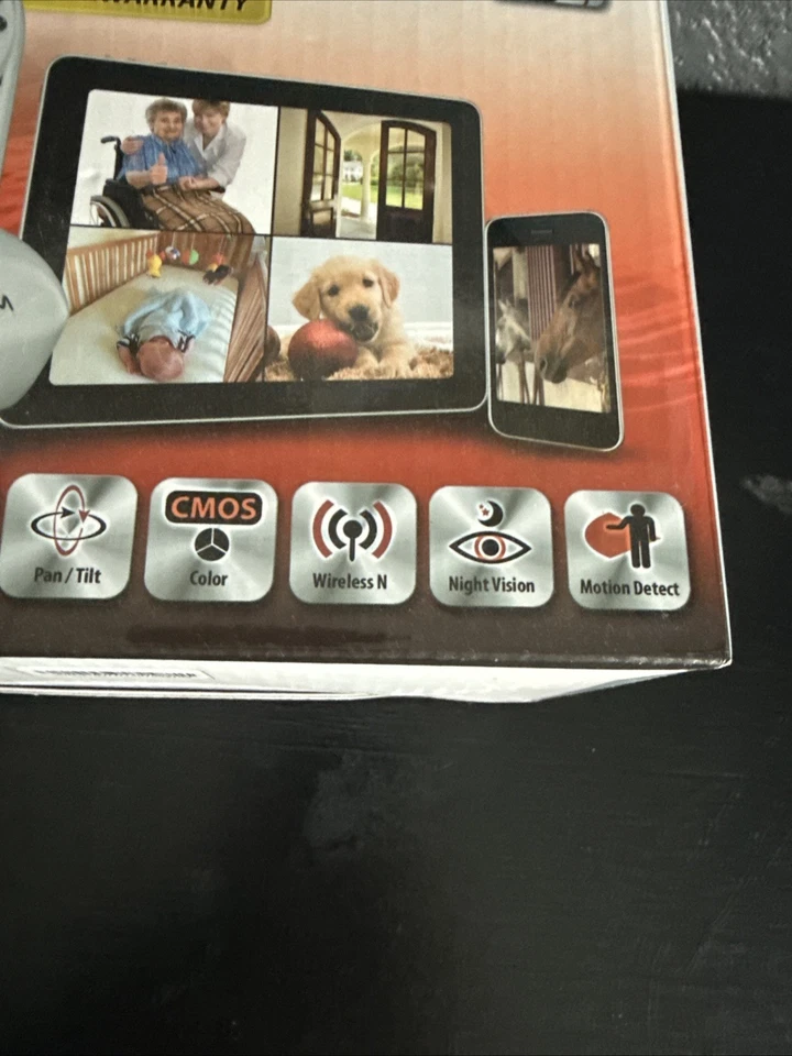 Lote de 3 cámaras inclinables inalámbricas Foscam FI8910W audio bidireccional visión nocturna red IP Foto 4 de 4