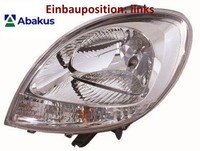 Abakus 551-1145L-LDEMC Hauptscheinwerfer Links Scheinwerfer FüR Renault