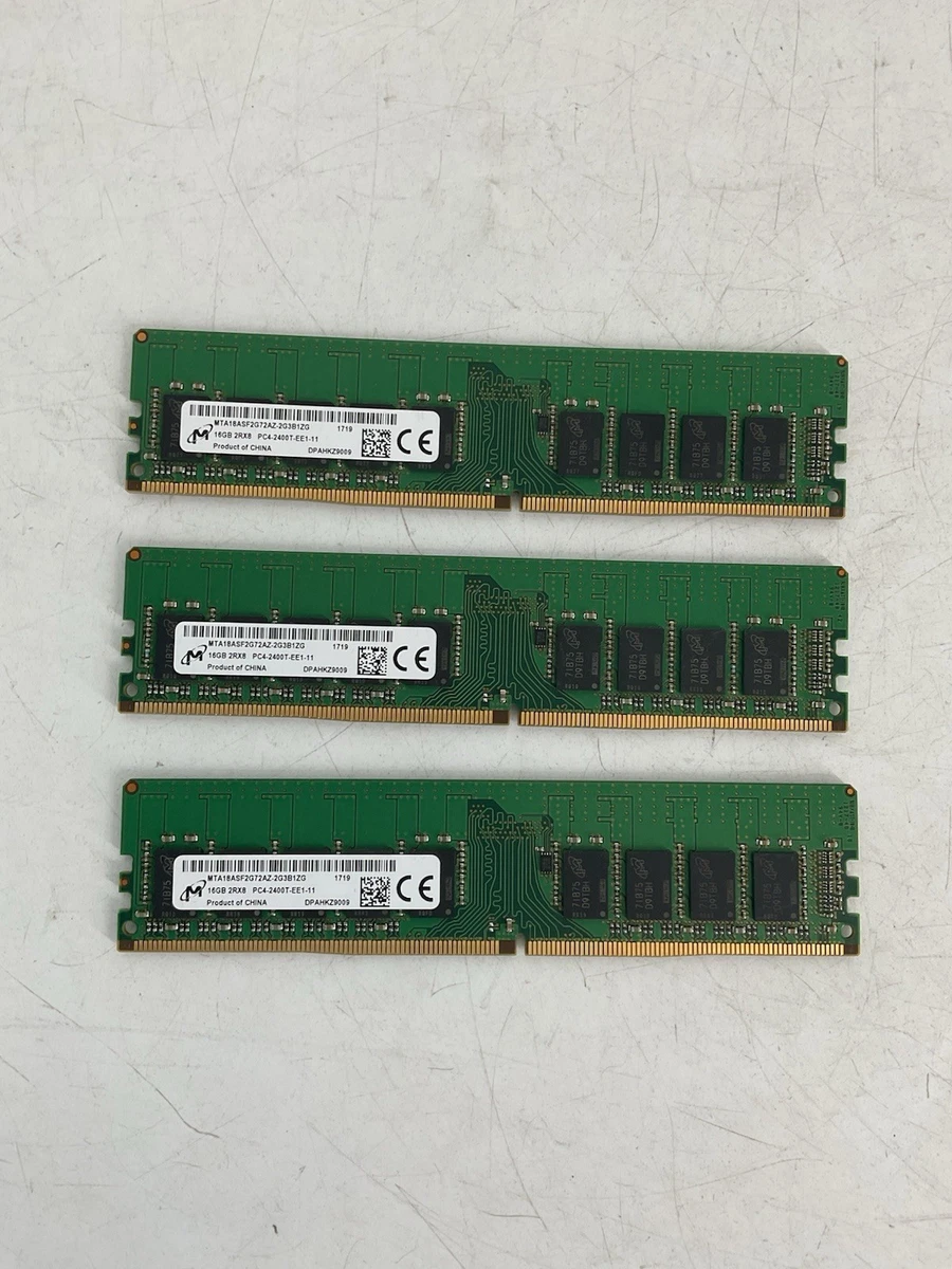 25+ PC4-19200 (DDR4-2400) Bus Speed ECC RAM Computer Memory (RAM