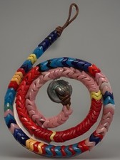 Stunning Vintage Glass Snake Trade Beads Necklace / Wrap Bracelet 16  