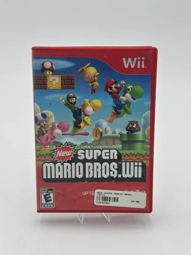 Nintendo New Super Mario Bros. Wii, Multiplayer, Manual, Tested & Works