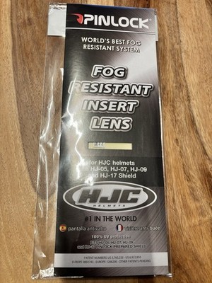 Pinlock HJC Helm for HJC helmets HJ-05, HJ-07, HJ-09 and HJ-17 Shield