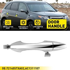Exterior Door Handle Chrome Front Rear Passenger for 2007-2013 Acura MDX Base EH