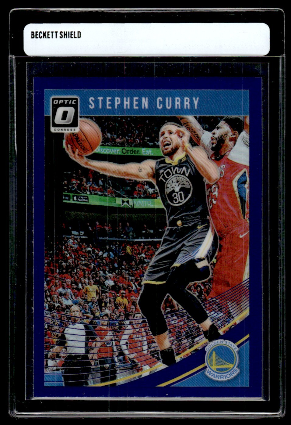 STEPHEN CURRY 2018-19 DONRUSS OPTIC PURPLE PRIZM #2