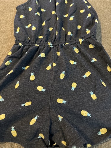 SO Girls Grey & Pineapples One Piece Jumper Size Large 10-12 (AH) - Picture 2 of 6