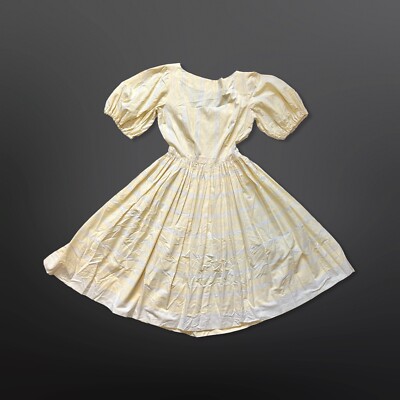 fit and flare puff sleeve dress White Fit And Flare Dress Puff Sleeve Mini