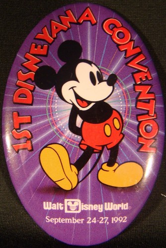 PREMIERING 1st DISNEYANA CONVENTION 1992 WALT DISNEY WORLD PINBACK BUTTON B0088 - Picture 3 of 3