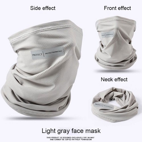 Ice Silk Sweat Collar Sunblock Neck Mask Breathablewashable Outdoor Sports Mask - Picture 3 of 15