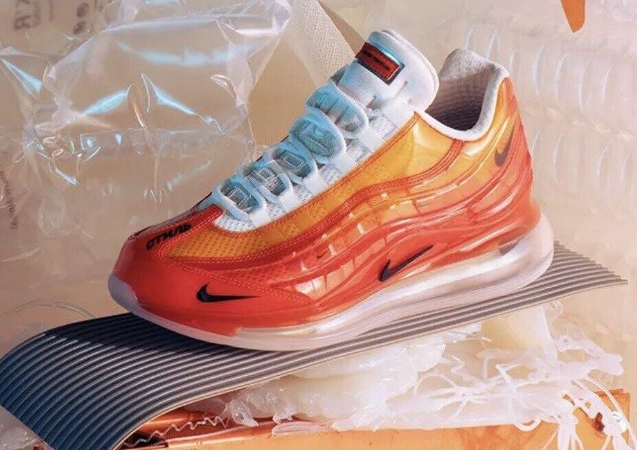 Nike Air Max 720/95 ID Heron Preston Orange Men's Size 6.5 Nike Air Max 720/95 ID Heron Preston Orange Men's Size 6.5