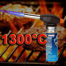 🔥Multi-Purpose Blow Torch Head Butane Gas Kit Auto Ignition Camping Welding BBQ