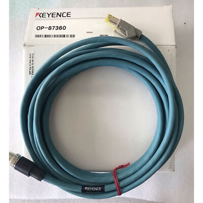 アンプ KEYENCE OP-88068 Connector Cable: M8-M12 Straight, 5 m, PUR