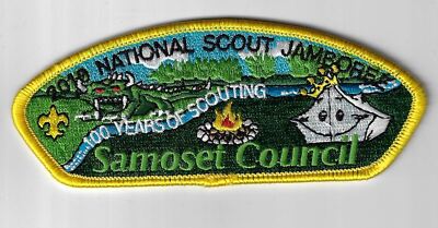 2010 National Scout Jamboree JSP 100 Yrs. Of Scouting Samoset Council YEL Bdr. [
