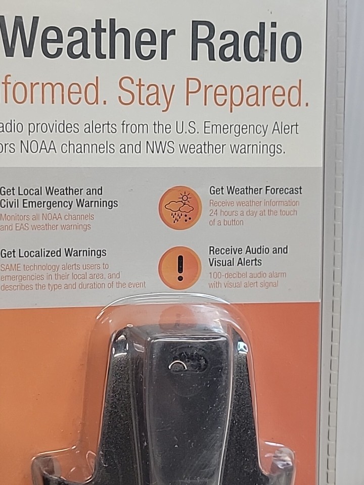 ALL HAZARDS Oregon Scientific SAME Emergency Monitor NOAA Weather Radio