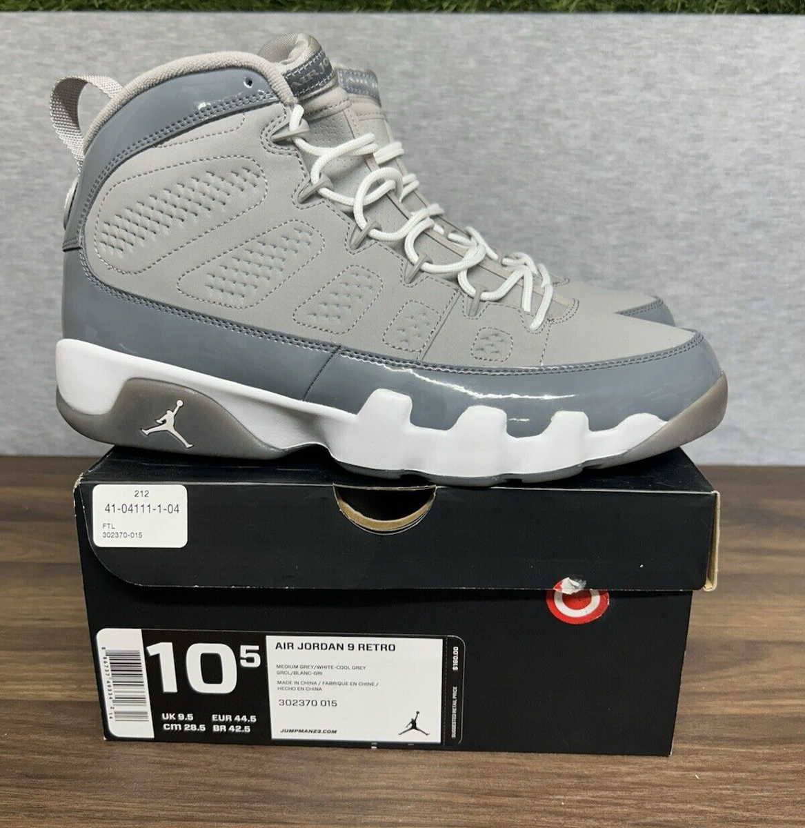 Size Air Jordan Retro 2012 Cool Grey for sale online