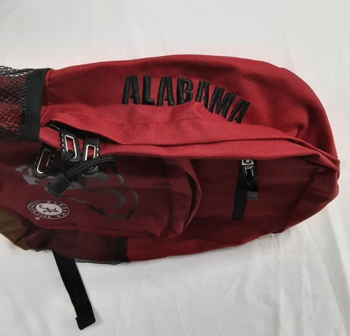 New, University of Alabama Crimson Tide Classic Style Backpack w/Suede Bottom - 第 2/9 張圖片