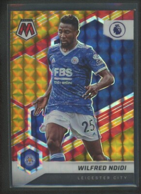 2021-22 Wilfred Ndidi 08/88 panini mosaic premier league gold