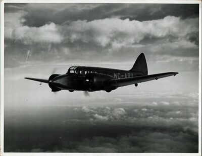 AIRSPEED CONSUL MC-ABA LARGE VINTAGE ORIGINAL PRESS PHOTO AS.65