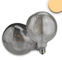 Isoled E27 Vintage Line Led Dekobirne 125, 4W Ultrawarmweiß, Glas Smoky, Dimmba