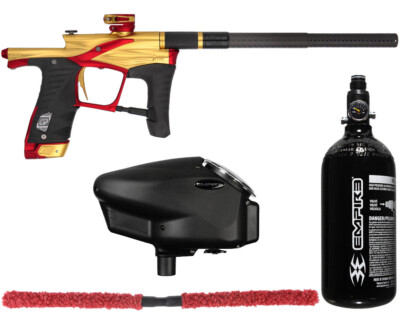NEW PLANET ECLIPSE EGO LV1.6 CORE ESSENTIAL PAINTBALL GUN PACKAGE KIT -FIRE OPAL