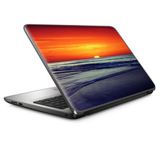 Universal Laptop Skins wrap for 15" - October Sunset on Beach