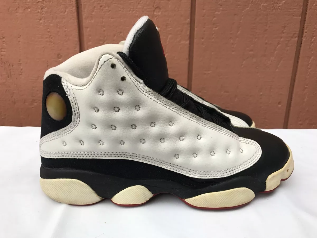 RARE Nike Air Jordan XIII 13 OG White Black SZ US 6Y EUR 38.5 134071 132