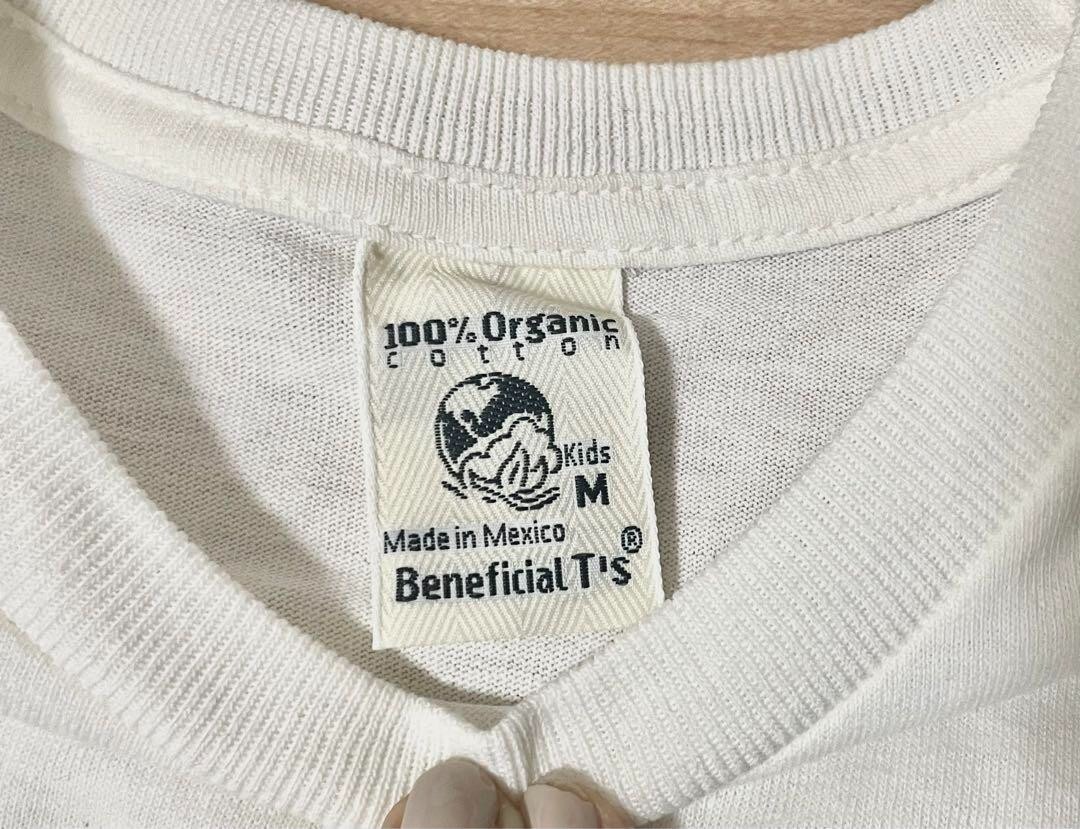 トップス Patagonia Beneficial T's T-SHIRT size M 90s Patagonia Beneficial T's Organic Cotton T-Shirt Size