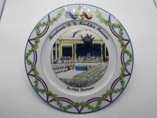 ASSIETTE BICENTENAIRE RÉVOLUTION FRANÇAISE LES ÉTATS GÉNÉRAUX EN PORCELAINE 