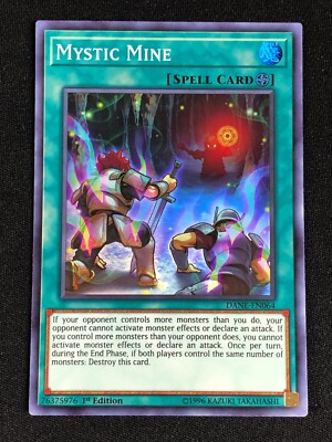 DANE-EN064 Mystic Mine Super Rare 1st Edition Mint YuGiOh Card