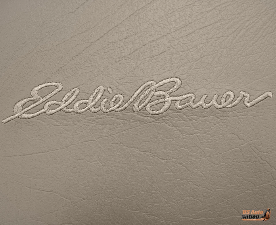 Ford Bronco Eddie Bauer 1992 1993 conductor inclinado trasero vinilo perforado cubierta bronceada Foto 2 de 4