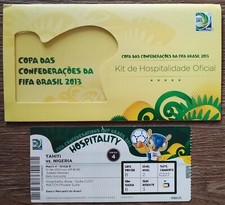 VIP TICKET FIFA Confederations Cup 2013 Tahiti Nigeria Match 4 in Belo Horizonte
