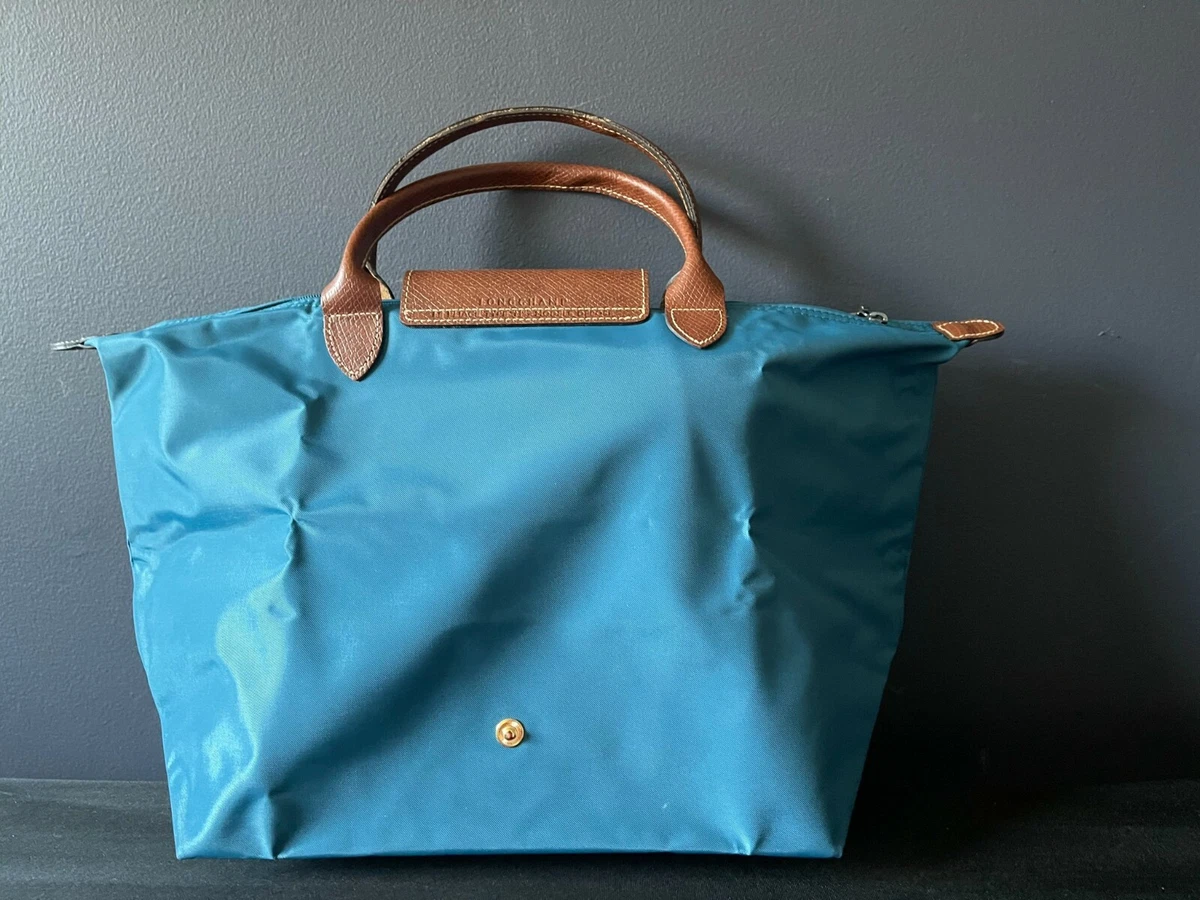 Longchamp Medium Le Pliage Original Luggage Bag - Blue