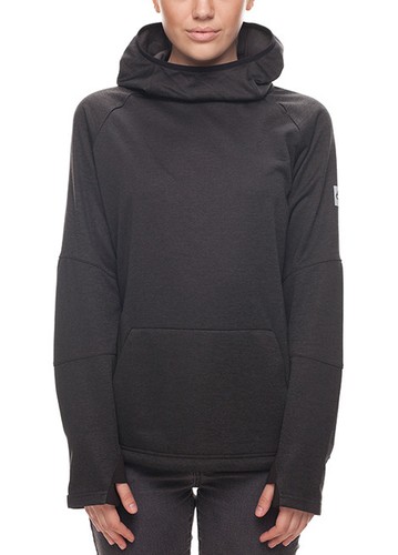 686 GLCR Storm Pullover Tech Womens Fleece Snowboard Ski Charcoal Small 2018 686 GLCR Storm Pullover Tech Womens Fleece Snowboard Ski Charcoal Small 2018