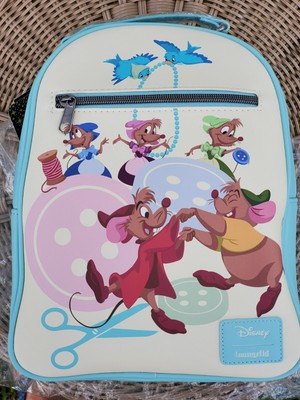 New Loungefly Disney Cinderella Jaq Gus Mini Backpack | eBay display picture 3