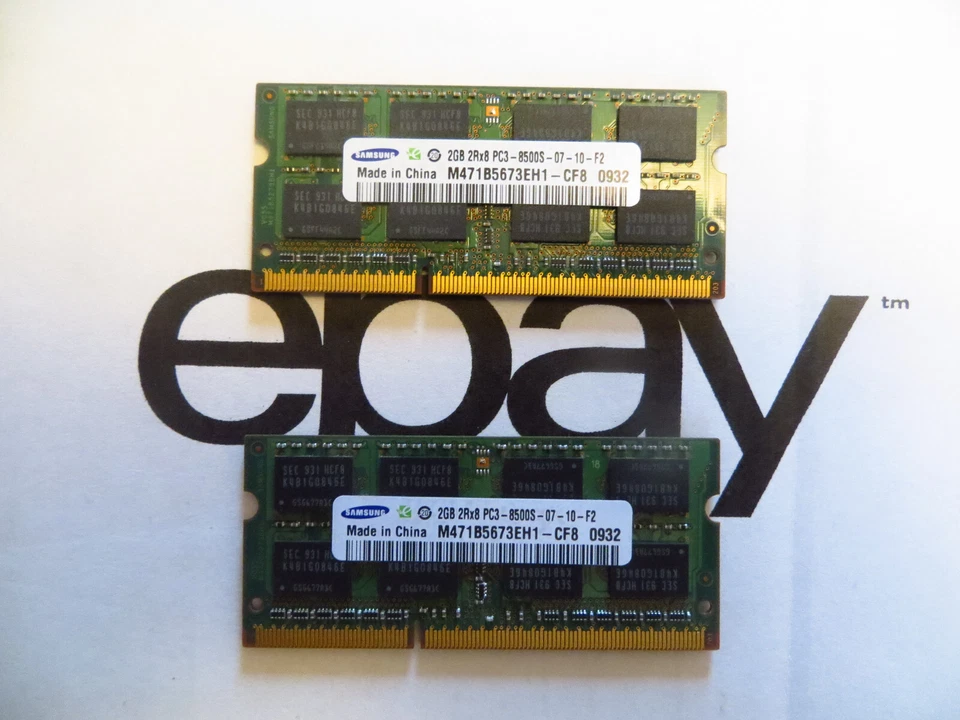  Apple iMac 24" A1225 2009 4GB (2 x 2GB) DDR3 1066MHz PC3-8500 204-Pin RAM KIT - Image 3 of 4
