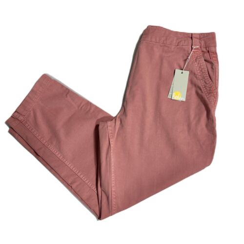 Neu mit Etikett Boden Damenhose Größe 10P glorreicher britischer Stil hoher Bund rosa koralle rose - Bild 3 von 15