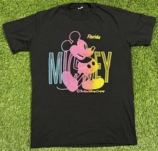 Disney Mickey Mouse Florida Rainbow T-Shirt Men  s S Single Stitch Vintage 80s