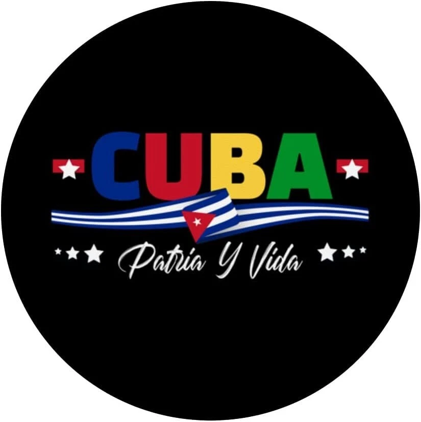 Cuba Patria Y Vida Freedom Cuban Movement Cause PopSockets  Swappable PopGrip - Image 3 of 4