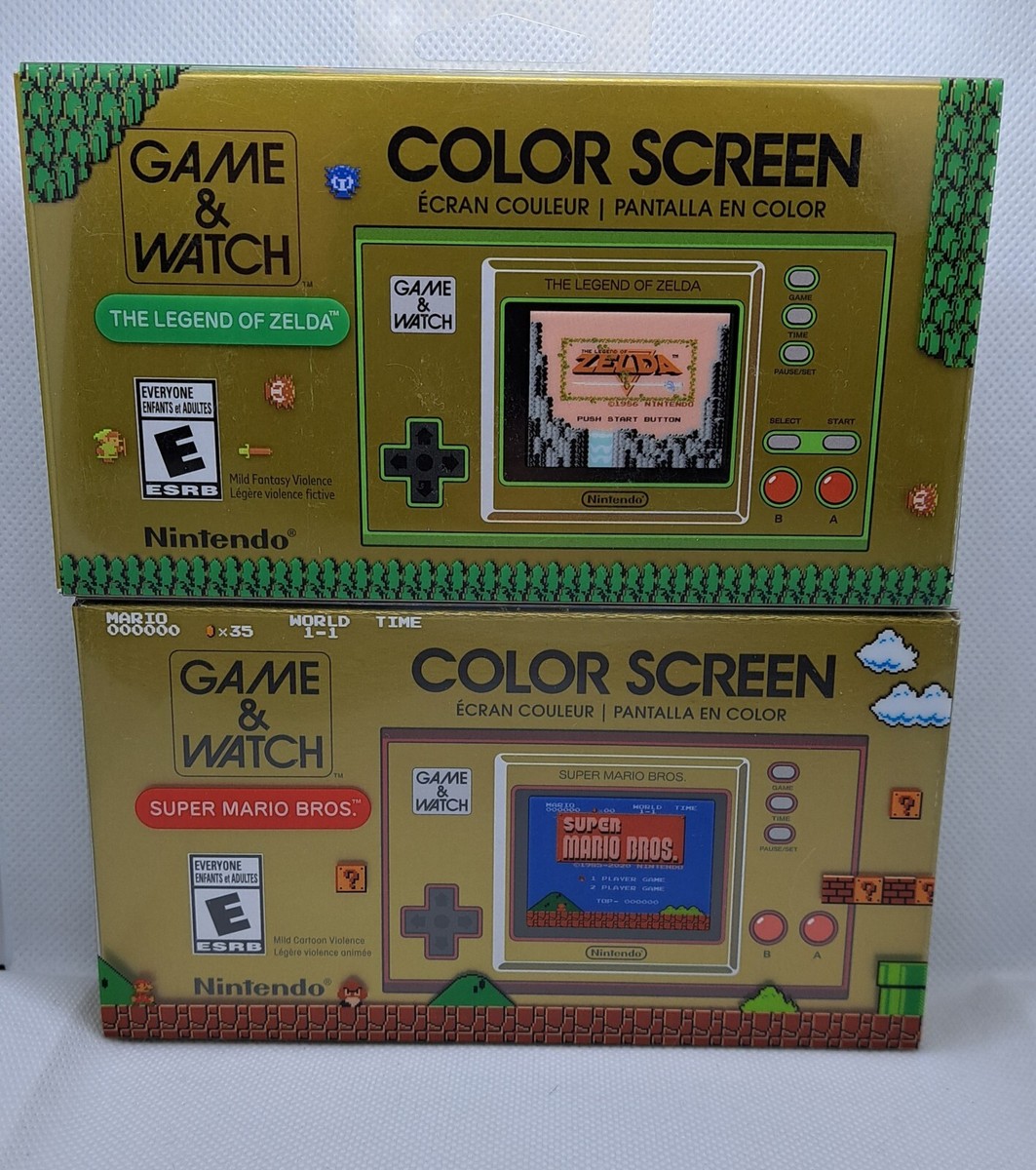 Nintendo Game & Watch: The Legend of Zelda & Super Mario Bros. | eBay