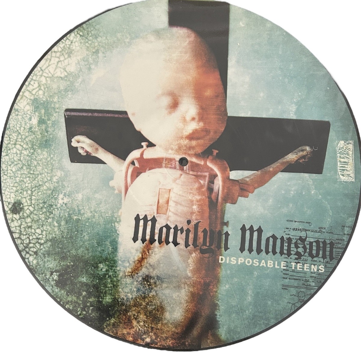 Marilyn Manson Disposable Teens レコード MARILYN MANSON Disposable Teens Limited Edition 3-track 12” Vinyl
