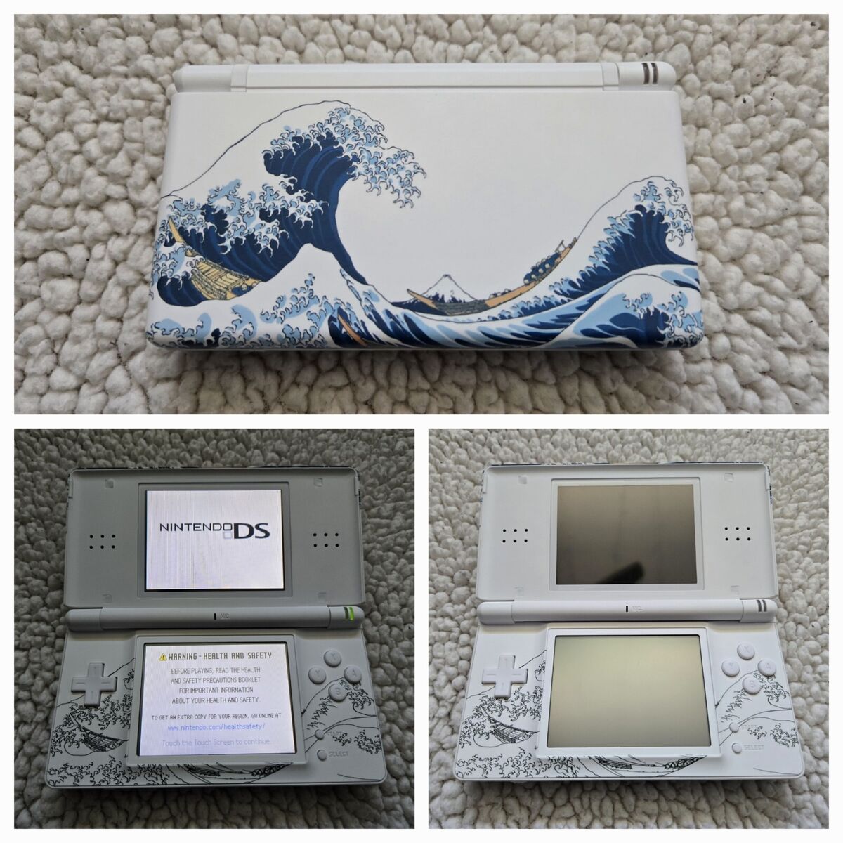 High Quality!!! Nintendo DS Lite Great Wave BRAND NEW Shell High Quality!!! Nintendo DS Lite Great Wave BRAND NEW Shell