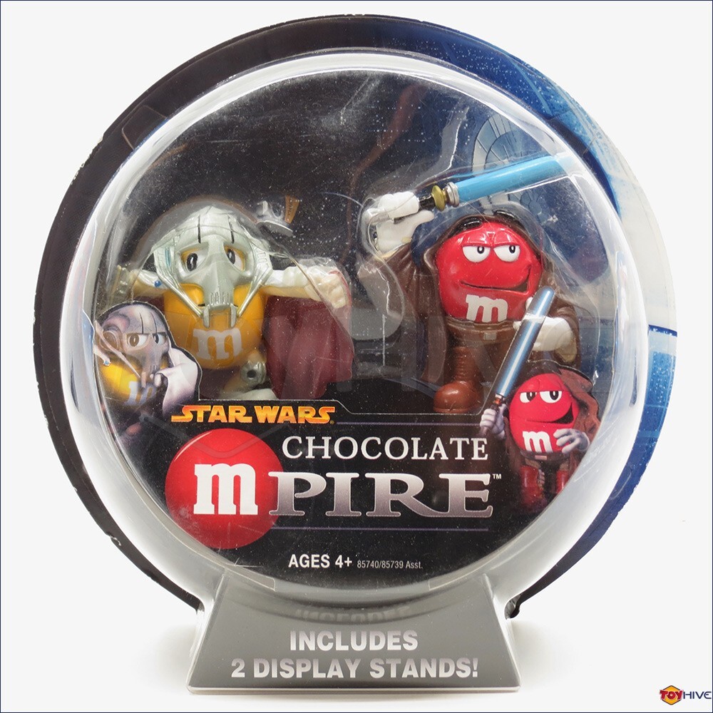 Star Wars Chocolate General Grievous and Obi-Wan Kenobi M&M sealed