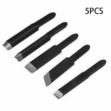 5pcs Spare Part Wood Carving Chisel Blades For Woodworking Electric Rotary Tool