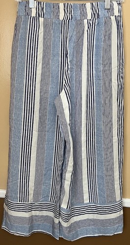 Bebop Clothing Be You Be Free Pants Medium Striped Multi Color Loose Fitting - Picture 4 of 11