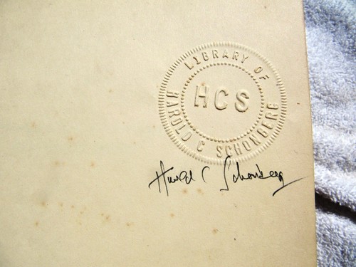 SIGNED Harold Schonberg 1952 WERM World's ENCYCLOPAEDIA of RECORDED MUSIC Cuming - Picture 2 of 8