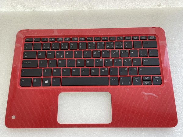 FüR Hp Probook X360 11 G1 G2 918554-B71 Tastatur Handauflage Schweden Finnland-image