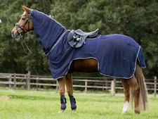 Busse Ausreitdecke Moskito II Fliegenausreitdecke navy beige Atoll Fliegendecke