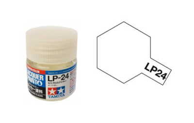 TAMIYA PAINT 82124 LP-24 SEMI-GLOSS CLEAR (Lacquer) 10ml (satin varnish)