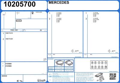 Genuine AJUSA OEM Replacement Cylinder Head Gasket Seal Set [52373300]