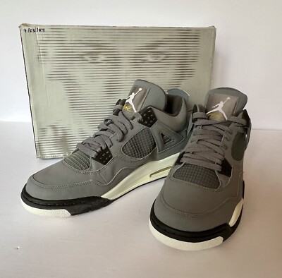 NEW NIKE Air Jordan 4 Retro SIZE 10.5 2004 Cool Grey NIB Unworn in