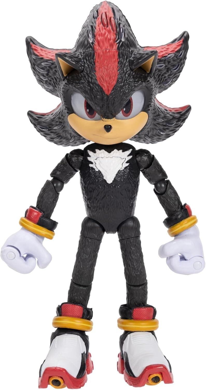 Sonic The Hedgehog 3 Sonic, Tails, Knuckles & Shadow Action Figure 4 ...